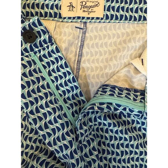 PENGUIN LOGO swim board surf pool shorts size 34 - Picture 3 of 6